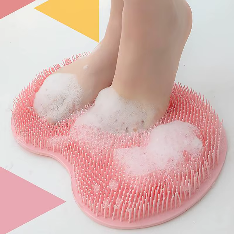 Tapis de bain antidérapant pour le dos et les pieds, 1 pièce, tapis de massage pour éliminer les pea