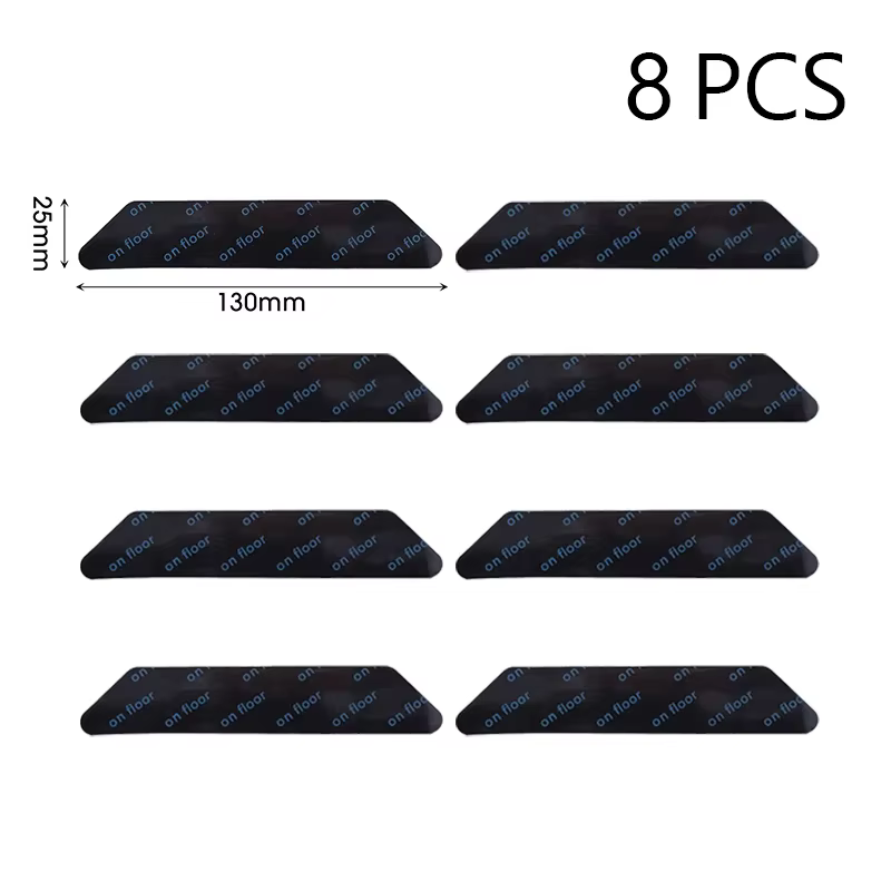Autocollant antidérapant pour tapis, 16/8 pièces, réutilisable, lavable, Anti-bouclage, Patch fixe, 