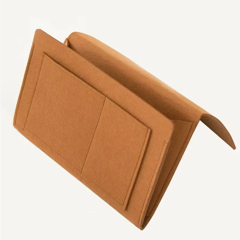 Boîte de rangement suspendue en feutre pour dortoir, lit, canapé, chambre, tapis – Idéale pour CD, m