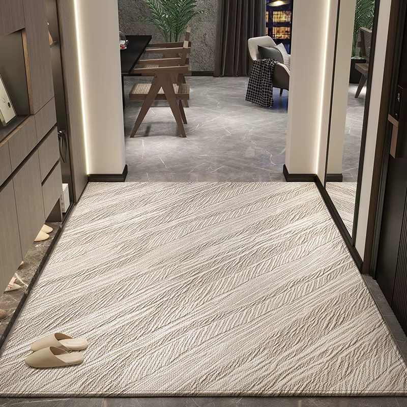 Tapis d'entrée d'intérieur antidérapant, résistant à la saleté, pour porte d'entrée de Villa, facile