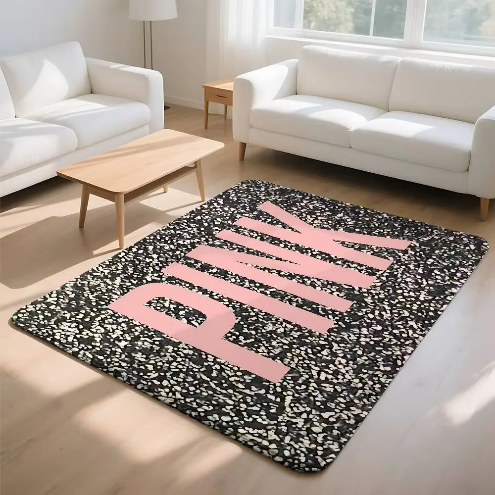 Tapis de luxe moderne VIKAMA: tapis de sol décoratif en velours doux, durable et antidérapant pour c
