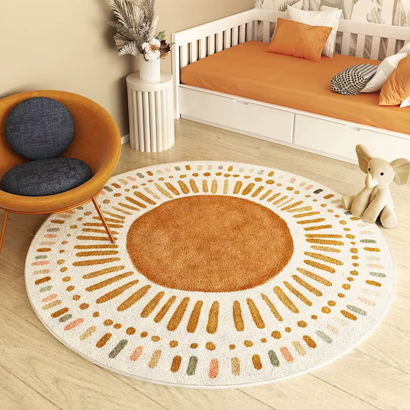 Tapis rond salon chambre décoration tapis moderne dessin animé enfants chambre décor tapis de sol do