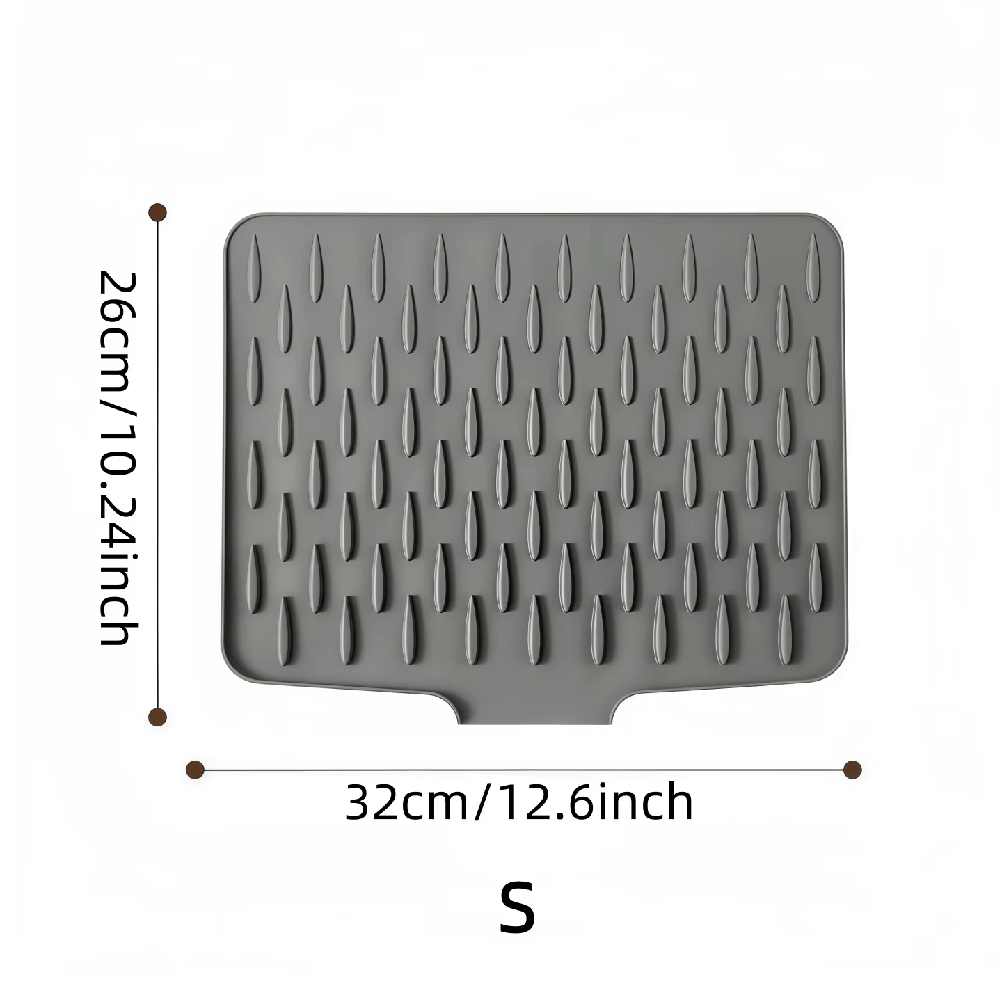Tapis de vidange en Silicone pour évier, tapis de séchage pour égouttoir les fruits et légumes de cu