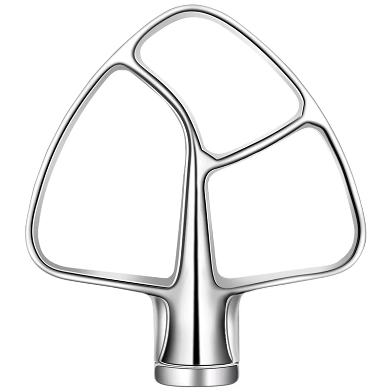 Batteur à bord flexible en acier inoxydable pour mélangeur Kitchenaid, convient aux bols de mélangeu
