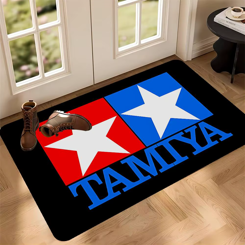Tapis de sol avec Logo t-tamiya, rétro, choix Multiple, pour salon, cuisine, antidérapant, décoratio