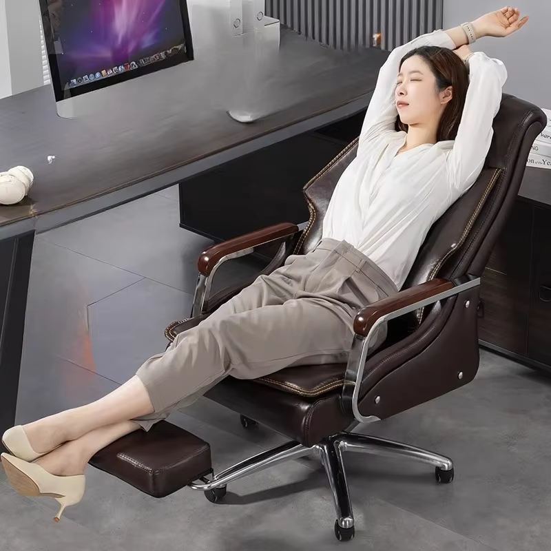 Chaises De bureau réglables en hauteur Massage confortable chaises De bureau pliantes ergonomiques à