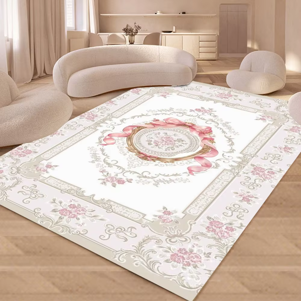 Tapis bohème pour salon, chambre à coucher, décoration, tapis de sol résistant aux taches, grands ta