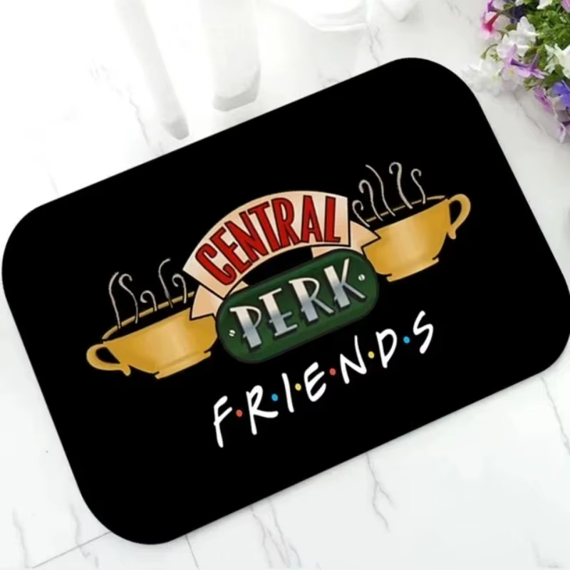 Tapis d'entrée simple « Old Friends », tapis de sol pour chambre à coucher, tapis de chevet, tapis d