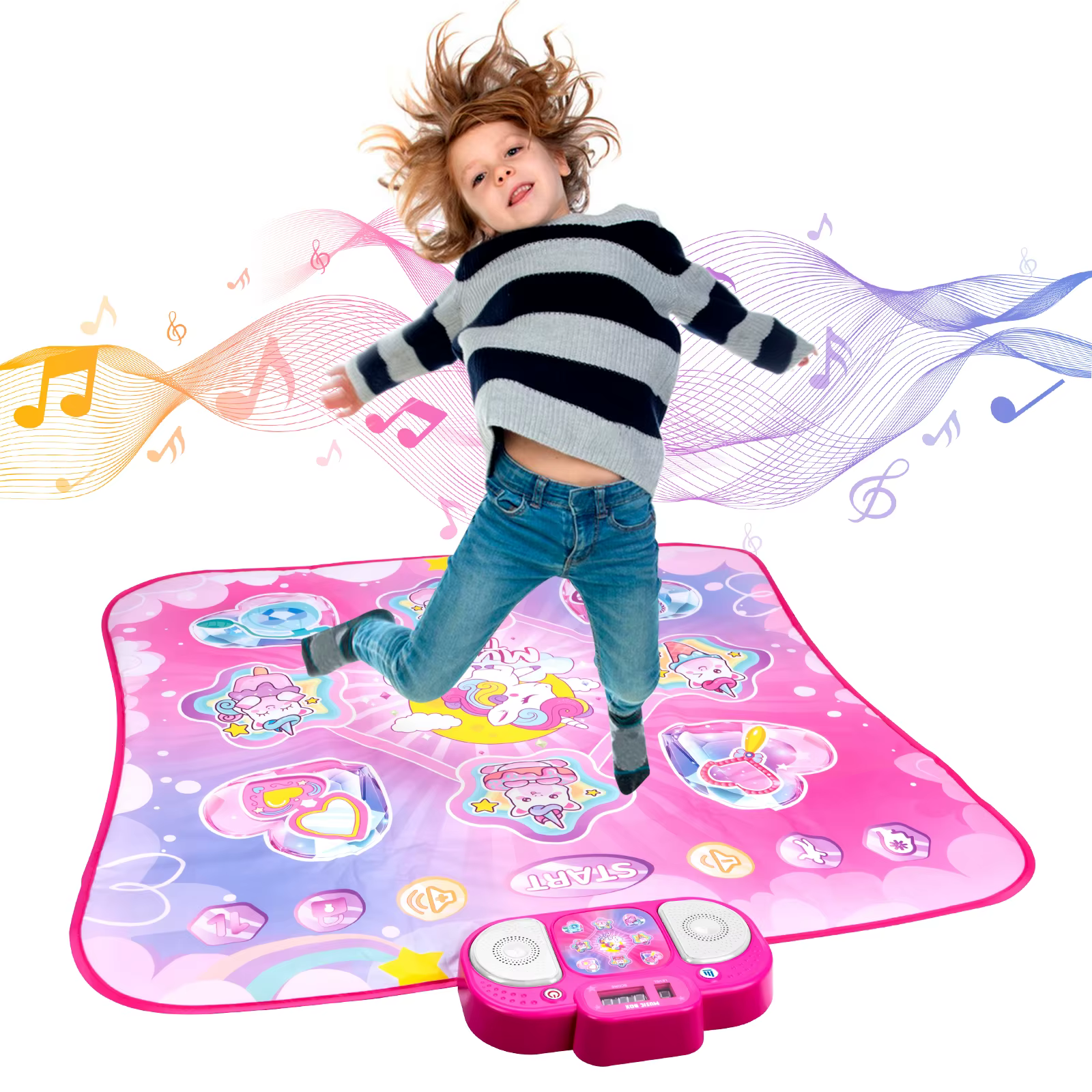 Tapis de danse électronique pour enfants, couverture de danse, Mode Double joueurs avec 9 niveaux, c