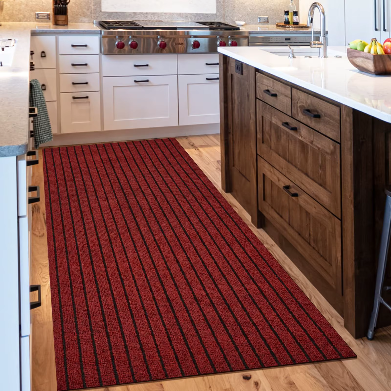 Tapis de couloir antidérapant pour cuisine, adapté aux chambres à coucher, aux salles de bain, aux b