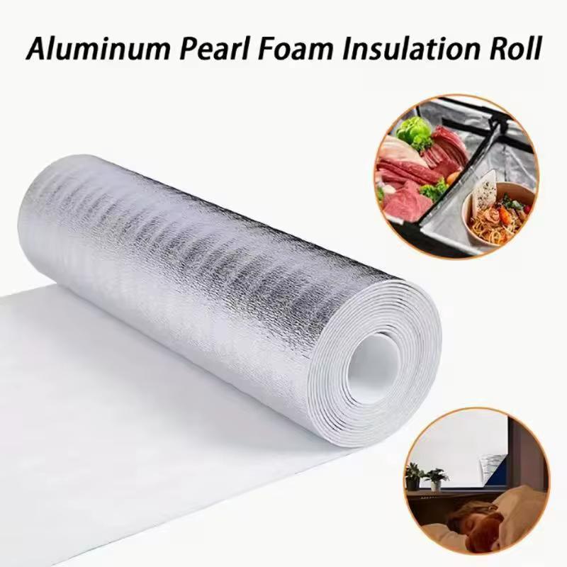 Film isolant mural 5m/10m en aluminium, film réfléchissant pour radiateur, protection solaire, pare-