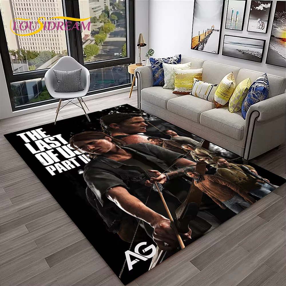 Le dernier d'entre nous jeu d'horreur Pedro TV tapis pour la maison salon chambre canapé paillasson
