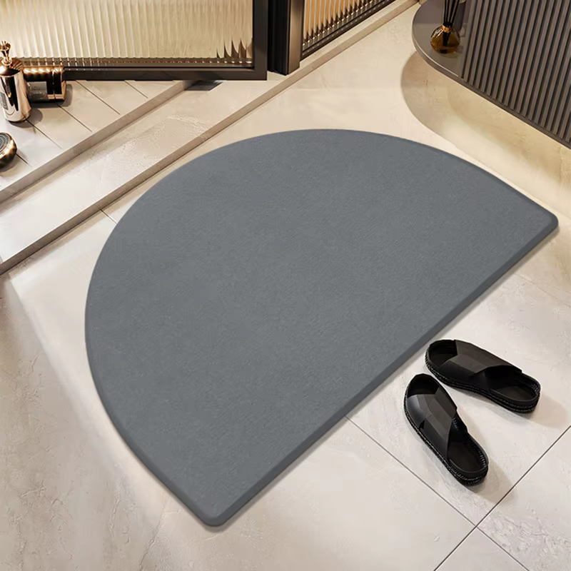 Tapis de bain en pierre pour salle de bain, tapis de douche en pierre, tapis en terre de diatomée, a