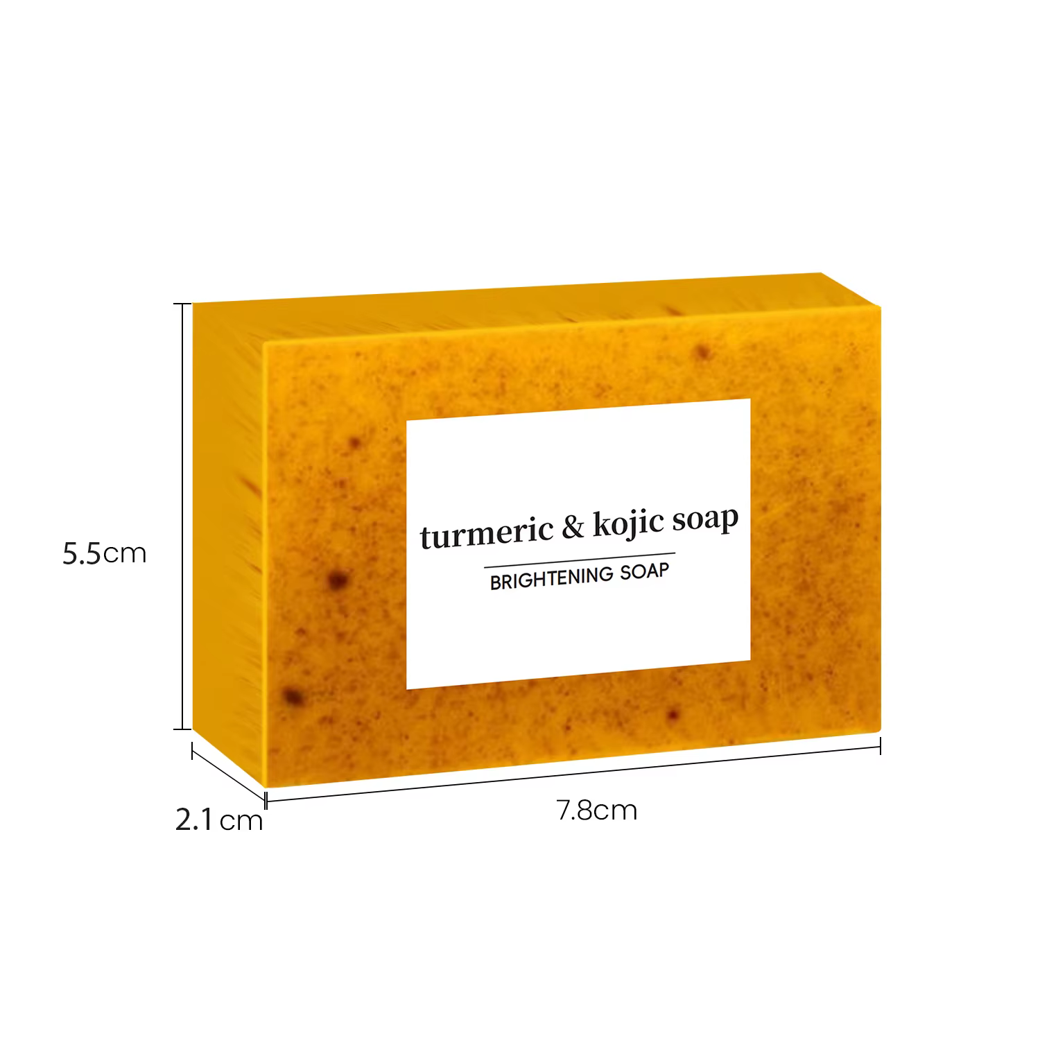 100g de savon fait à la main au curcuma, savon à l'acide kojique au citron, savon de douche et pour