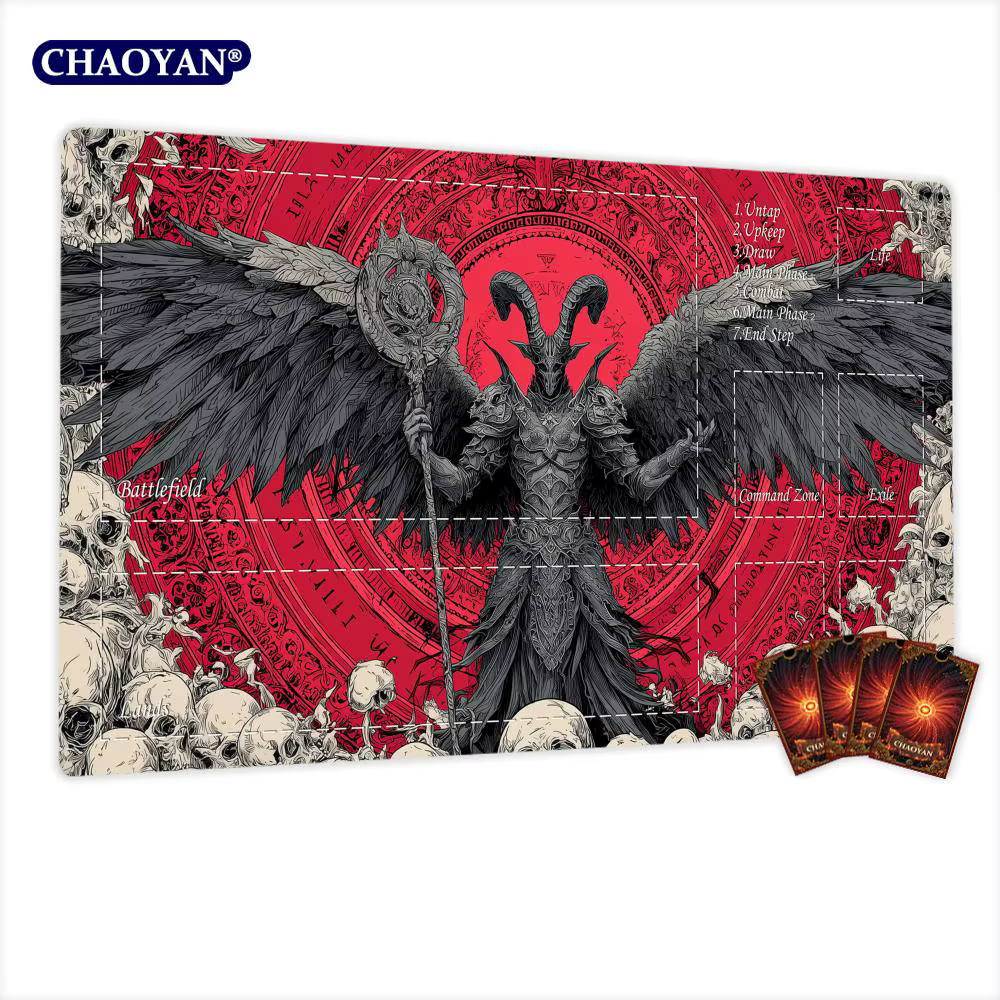 Tapis de jeu Magic Array et Demon MTG, tapis de combat Magic Card, tapis antidérapant durable, tapis