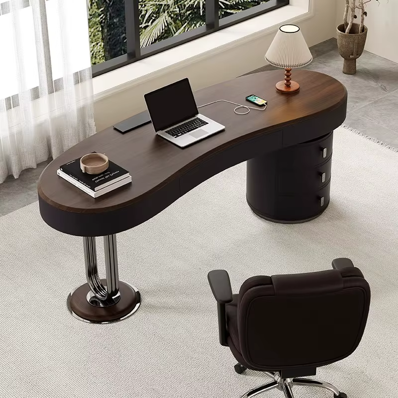 Bureaux d'ordinateur de rangement modernes de luxe élégant ordinateur portable adulte bureau de jeu