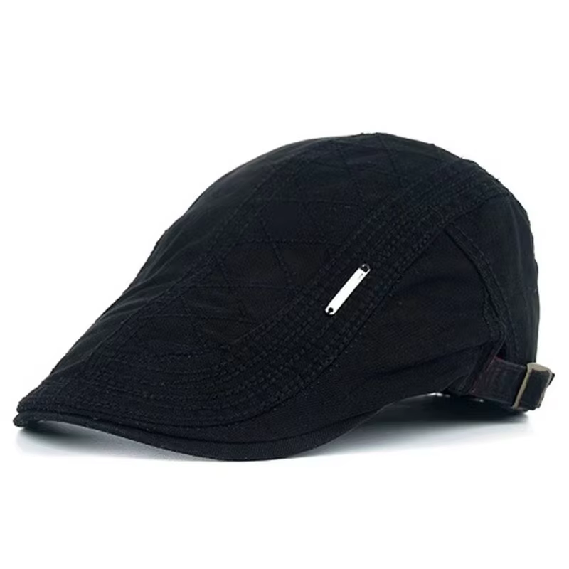 Bérets pour hommes Boina mode chapeau Masculina Plaid Style Gorro chapeaux décontractés coton Boinas