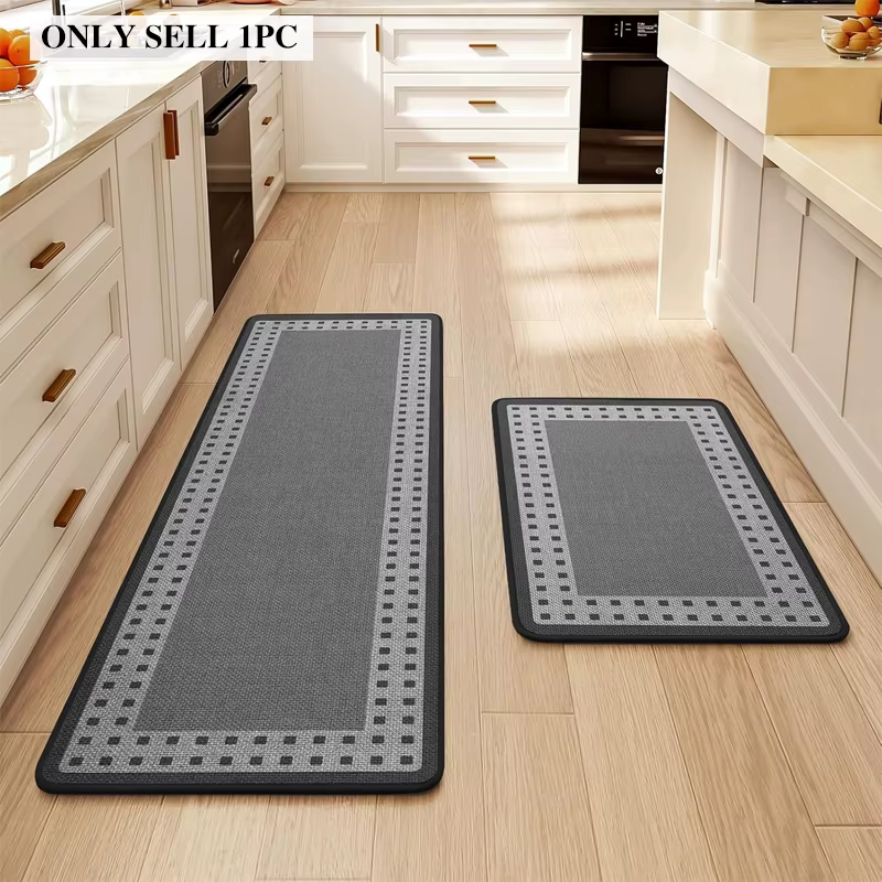 Tapis de sol pour cuisine, résistant aux taches, antidérapant, résistant à l'usure, tapis rayé, tapi