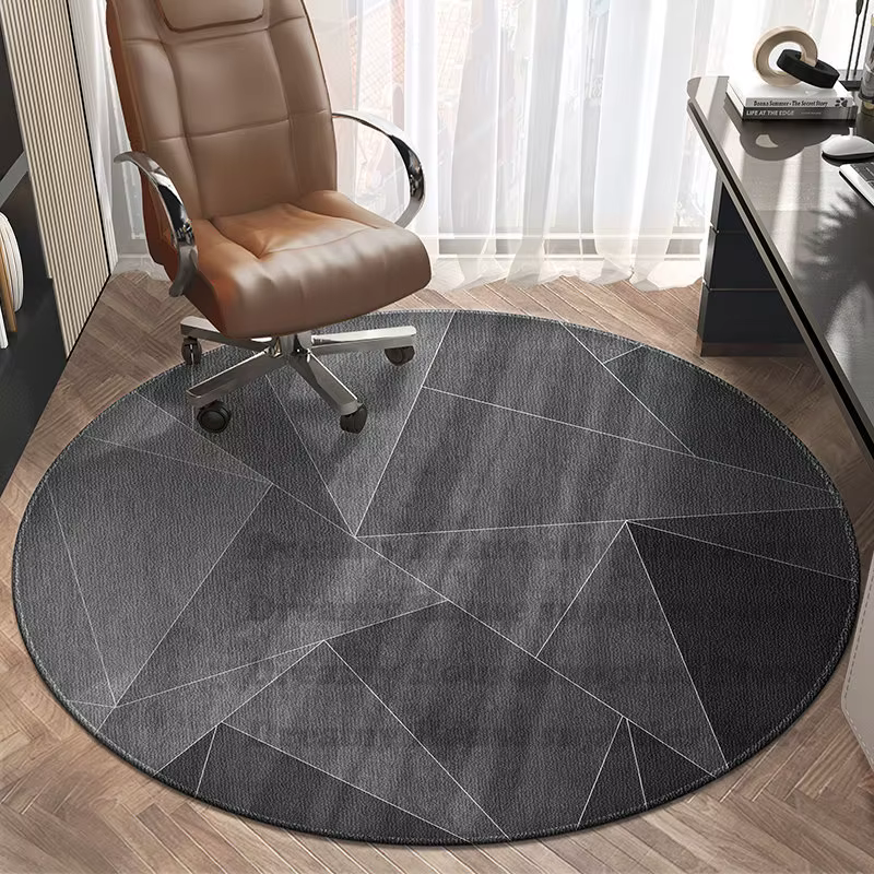 Tapis ronds pour chaise pivotante, tapis de sol, tapis décoratifs pour salon, chambre à coucher, tap