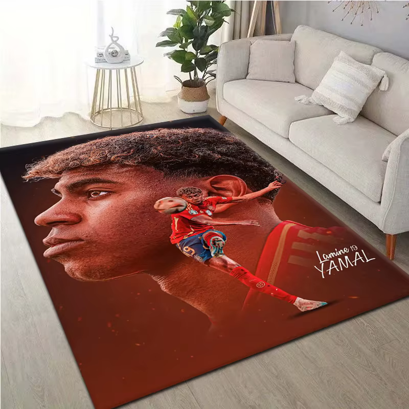 Tapis populaire L-lamineS Y-yamal Football Star pour chambre, salon, décoration, canapé, zone des fa