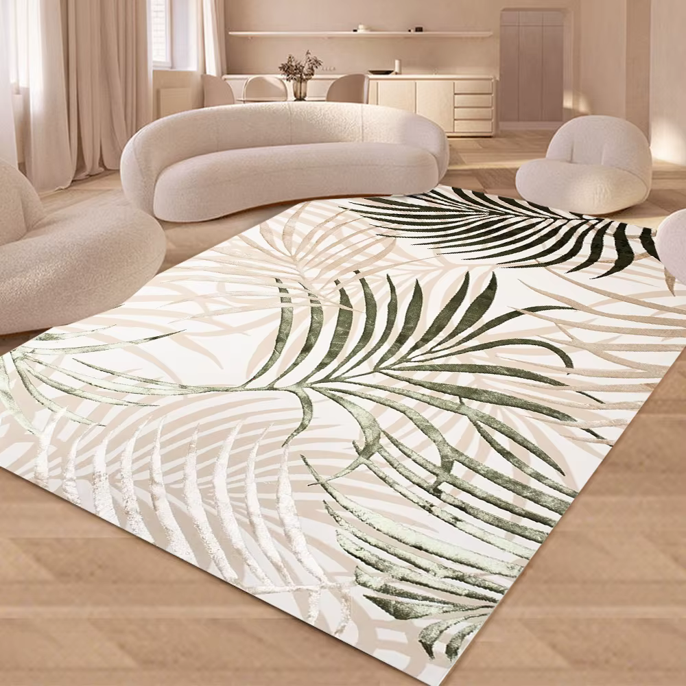 Tapis abstrait moderne pour salon, tapis de sol lavable pour la maison, décor de chambre à coucher m