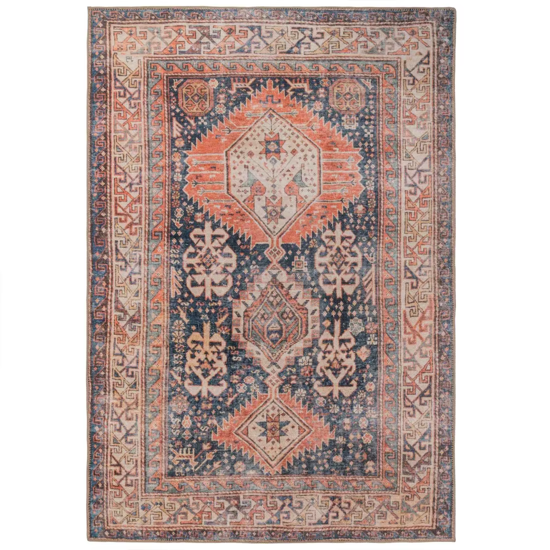 Tapis de salon traditionnel Vintage, zone persane turque, tapis de sol ethnique rétro antidérapant, 