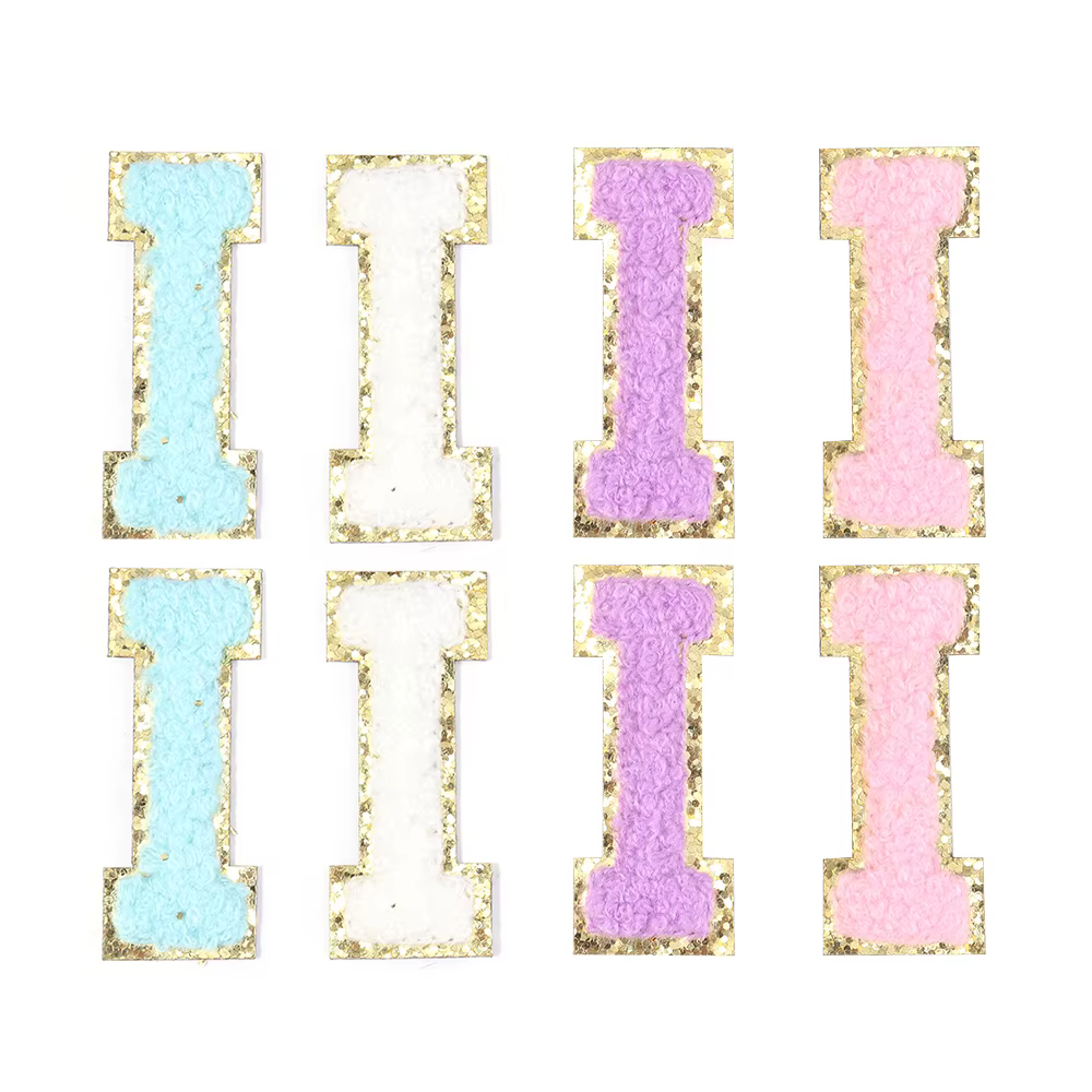 Patch auto-adhésif de Style 26 lettres anglaises, autocollant de broderie coloré A-Z, décoration pou