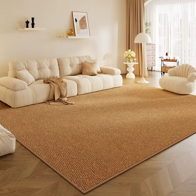 Tapis imitation sisal en promotion, résistant aux taches, anti-poussière, facile d'entretien, idéal