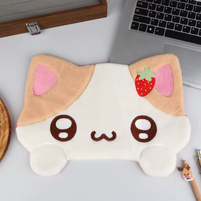 Nouveau tapis de Table chaton japonais, tissu épais, décoration de bureau, accessoires de pose, dort
