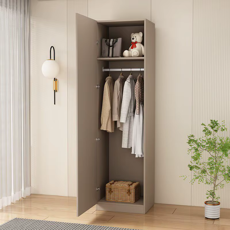 Armoire d'angle économique pour chambre à coucher, rangement étroit, organisateur de placard, meuble