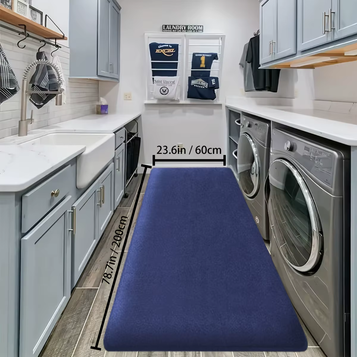 VIKAMA – tapis en molleton de corail de couleur unie, pour cuisine, salle de bains, toilettes, tapis