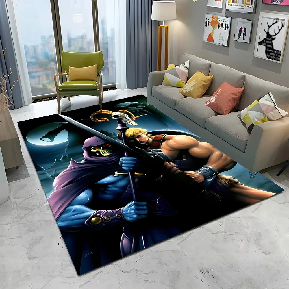 He Man Masters of The Universe Tapis pour la maison Salon Chambre Canapé Paillasson Décor, Tapis de 