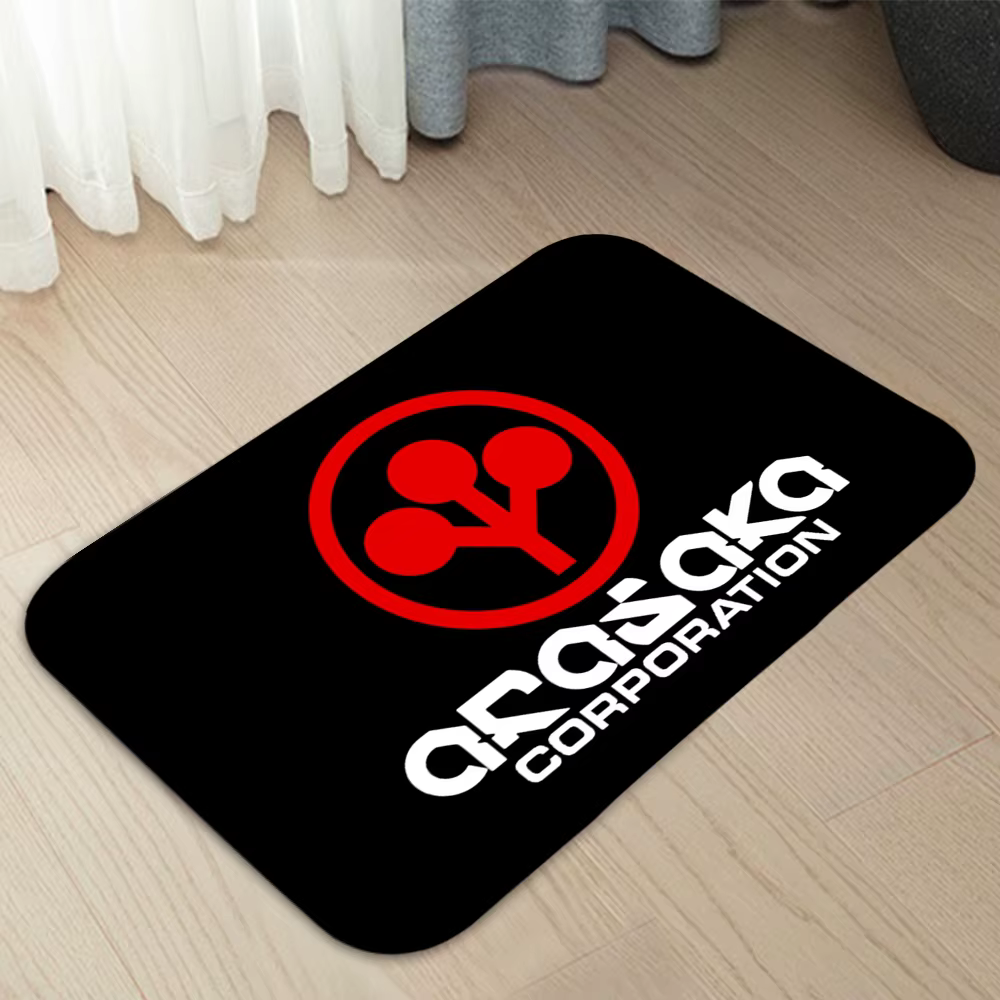 Arasaka Corporation logo paillassons maison tapis porte d'entrée tapis décor moderne tapis salle de 