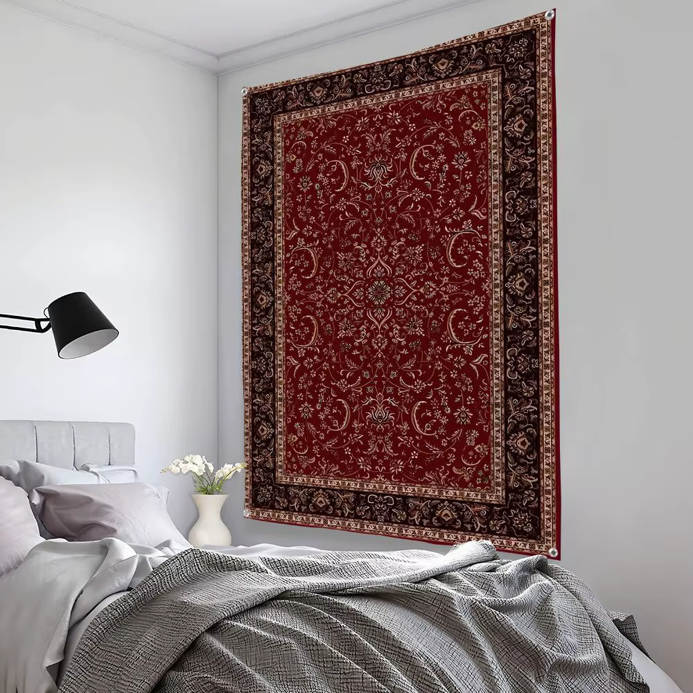 Tapisserie à motif persan, décoration artistique pour chambre à coucher, salon, bar, jardin, décorat