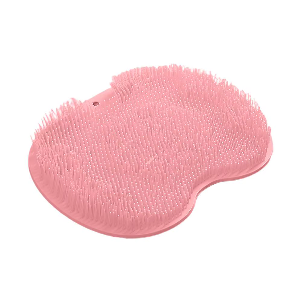 Tapis de douche exfoliant antidérapant pour les pieds et le dos, support mural, tapis de massage dou