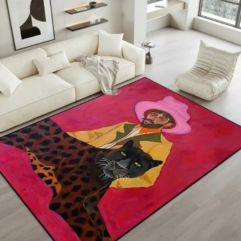 Tapis de salon Advanced Art, Tables basses de grande surface, Polymères, Décoration de la maison, Ch