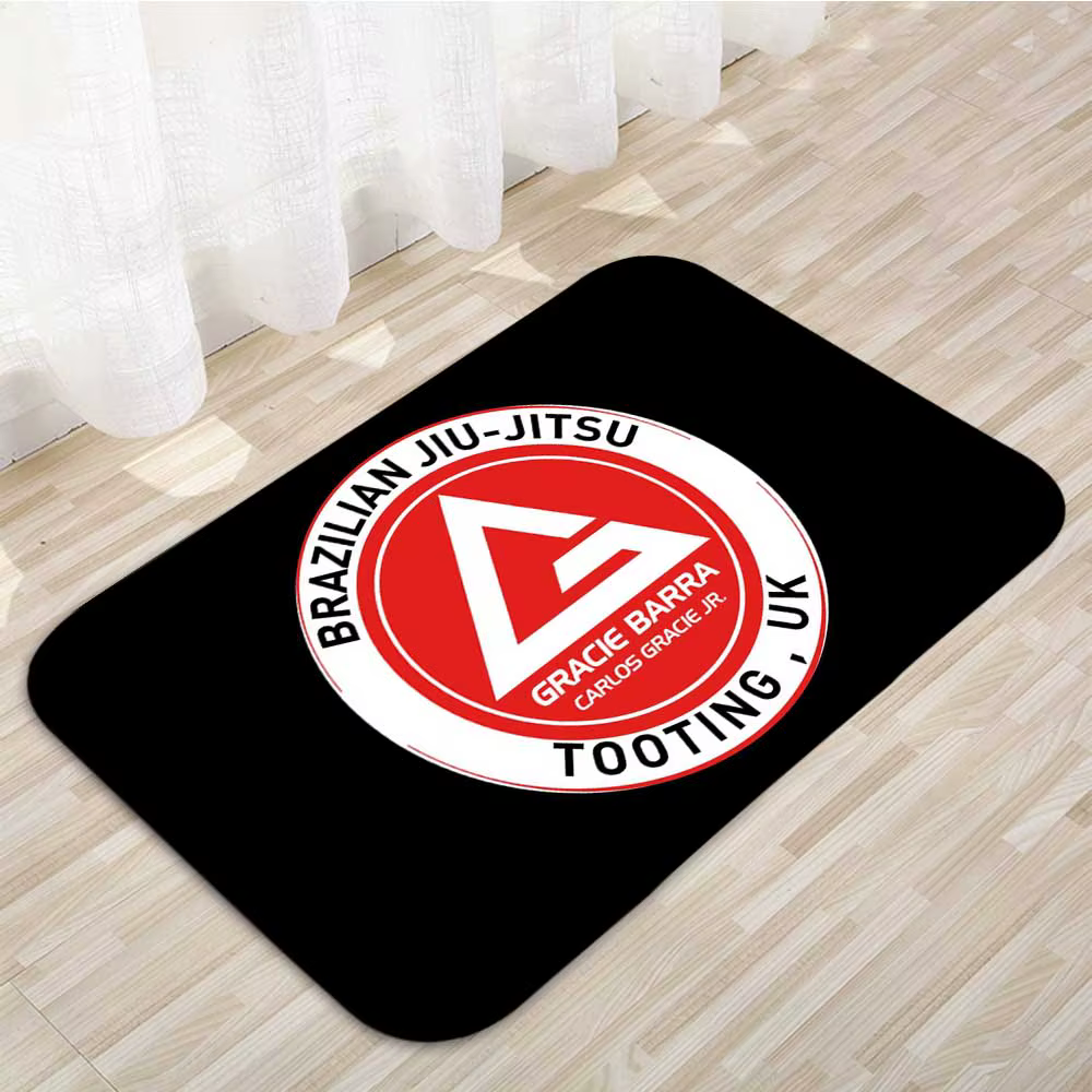 Gracie Barra Carlos gazgazgazJiu Jitsu-Tapis de sol antidérapant, tapis de maison, tapis de porte, d