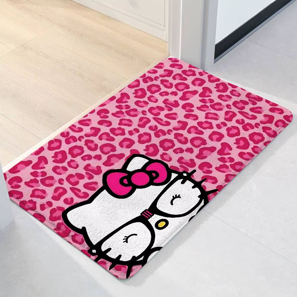 Mignon h-hello-k-kitty tapis de sol salle de bain tapis absorbant porte Simple tapis résistant à la