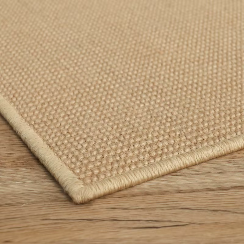 Tapis en jute du Bangladesh rond sur mesure - Tapis naturel doux et écologique tissé à la main - Tap