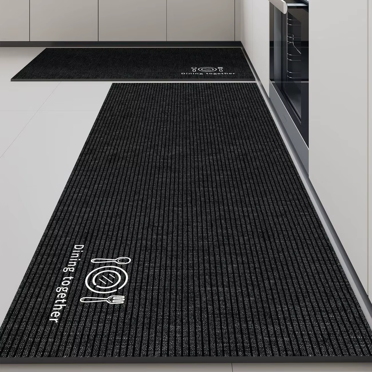 Tapis de sol spécifique pour la cuisine, absorbant l'eau et l'huile, résistant à la saleté, long et