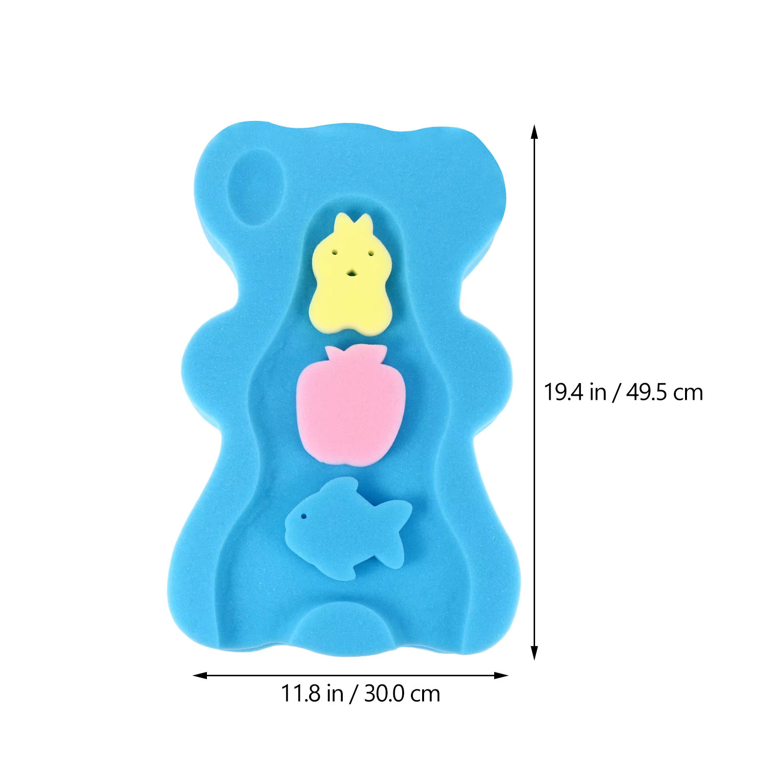 Tapis de bain pour bébé, éponge de séchage antidérapante, coussin de bain pour nouveau-né, coussin d