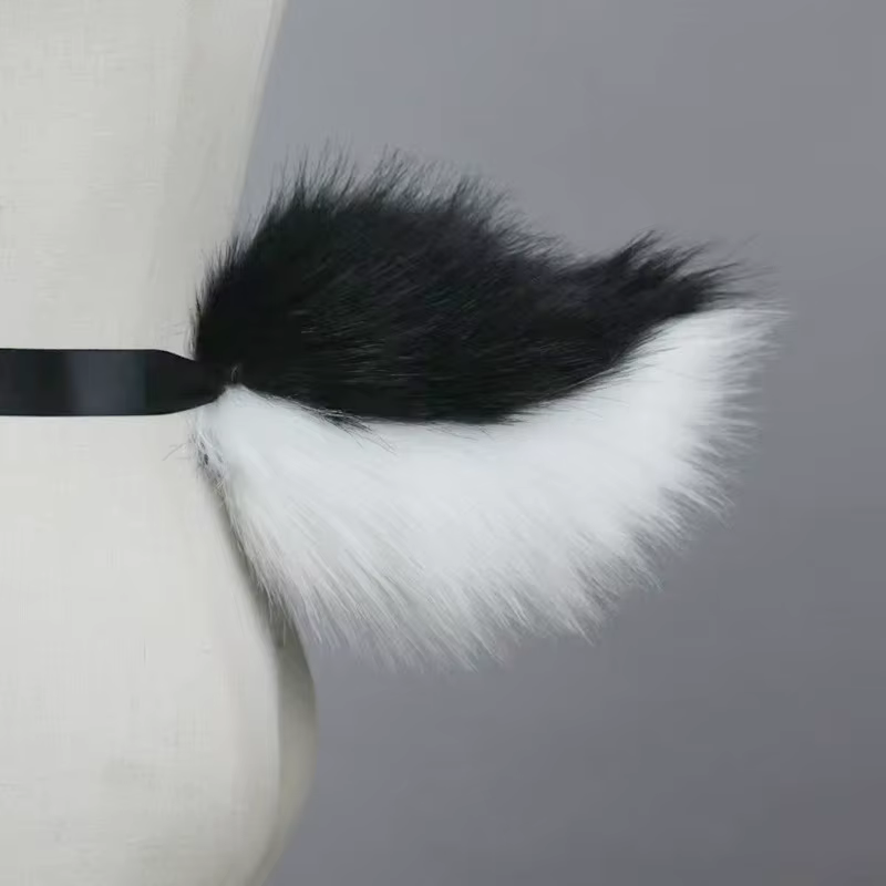 8 couleurs Kawaii queue de lapin en peluche Fursuit Anime mignon queues de fourrure Cosplay accessoi