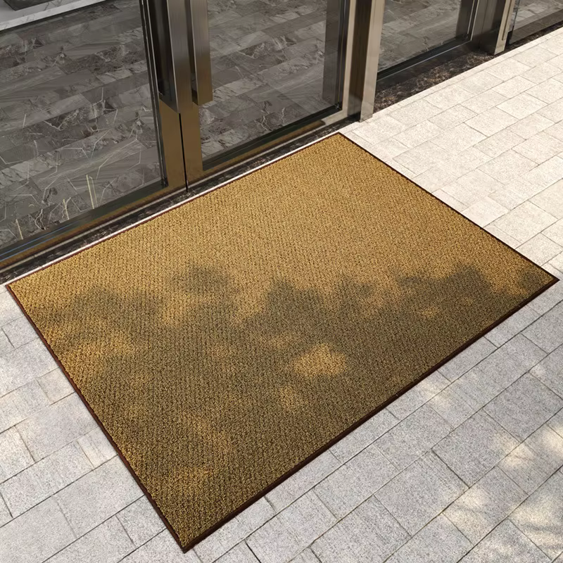 Tapis de porte d'entrée, paillasson d'intérieur et d'extérieur, imperméable, antidérapant, Imitation