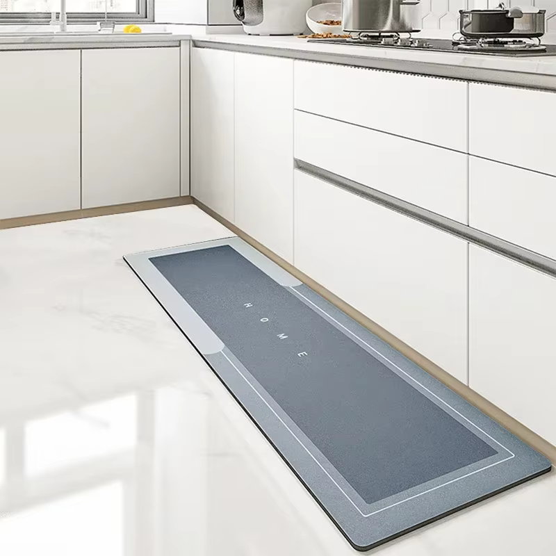 Tapis de sol de cuisine Super absorbant, tapis de boue de diatomée, tapis de bain antidérapant, tapi