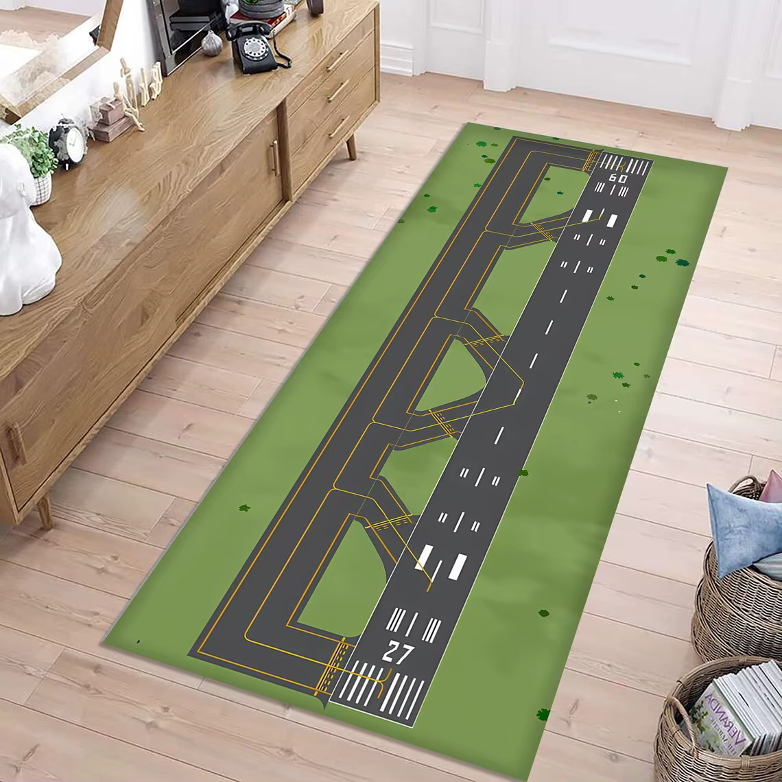 Tapis de course de piste, Rail Terminal, tapis de route en herbe verte, tapis d'escalade pour enfant