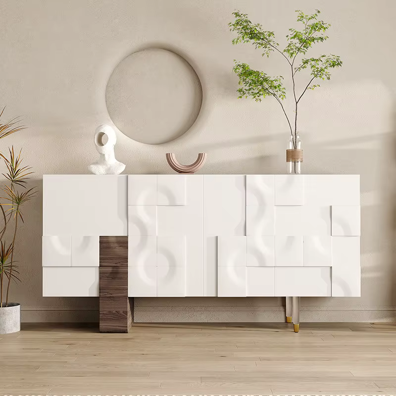 Meubles de Rangement Nordiques en Bois Massif pour Chambre et Salon : Meubles TV, Armoires à Chaussu