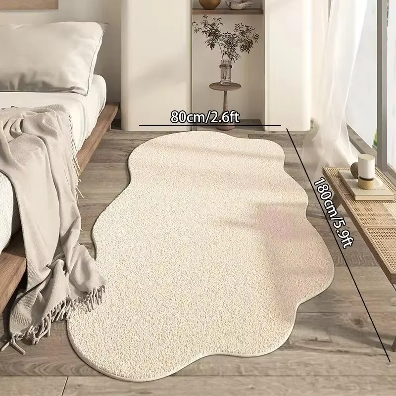 Tapis VIKAMA moderne et simple en forme de nuage irrégulier pour salon, chambre à coucher, chevet, d