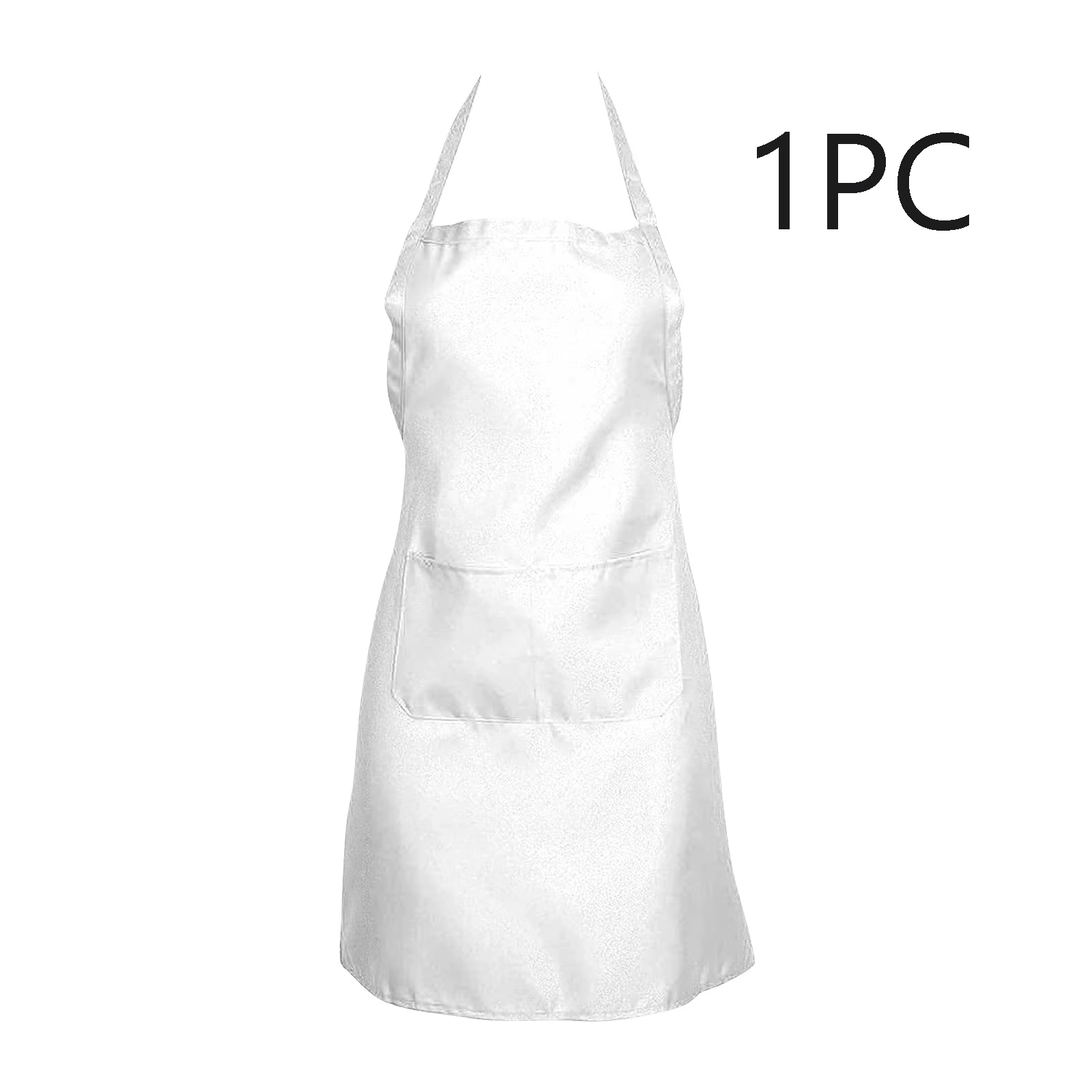 Tabliers de cuisine blancs pour femmes et hommes, 1/3 pièces, tablier de travail de Chef pour gril,