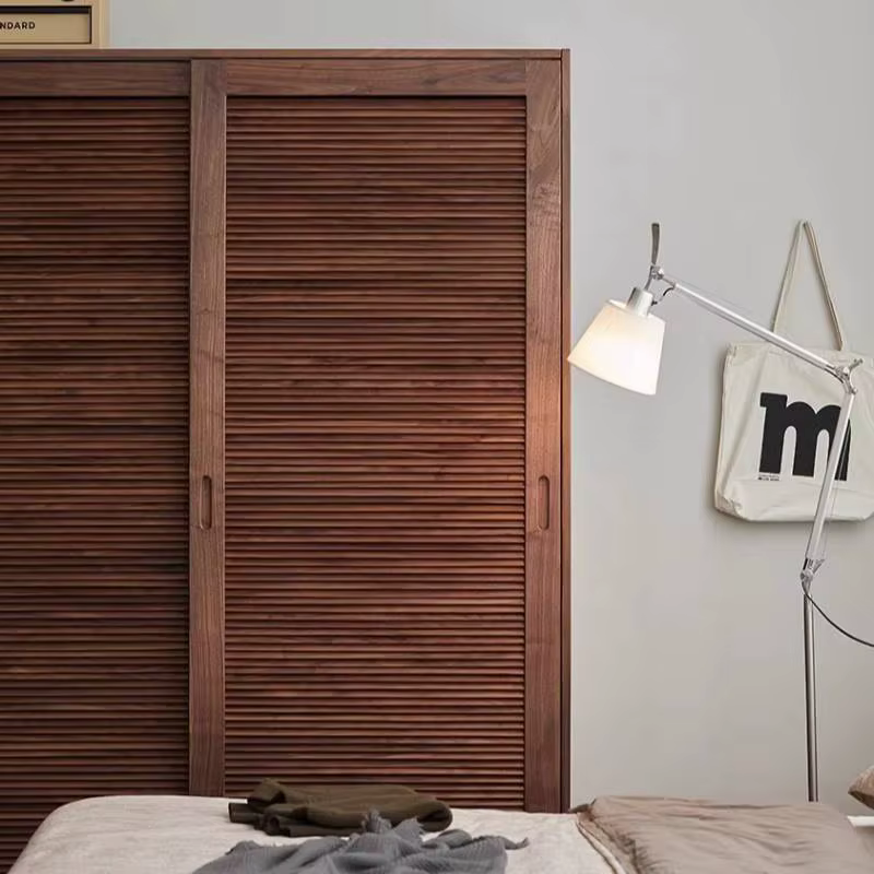 Tiroir marron armoires brillant pas cher européen gain de place armoires rangement chambre en bois A