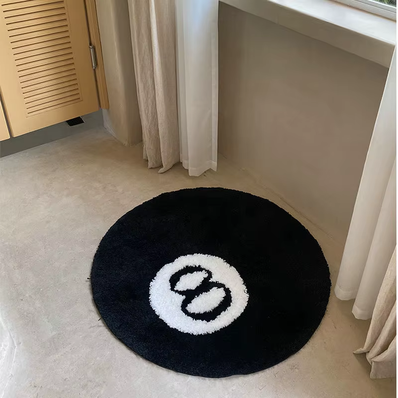 LAKEA Halloween 8 tapis de balle décoration intérieure de la maison cadeaux d'Halloween effrayants 8 boules Accent rond